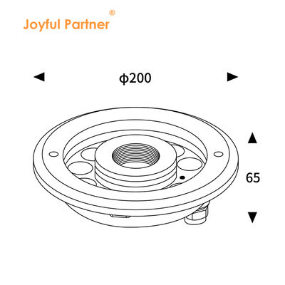 Ατσάλι από ανοξείδωτο χάλυβα υποβρύχιο φως φωτισμού LED IP68 DC24V CE πιστοποιημένο
