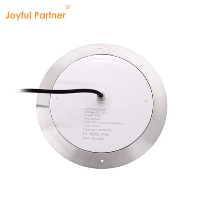 IP68 LED PAR56 Φως πισίνας RGB Αλλαγή χρώματος 12VDC AC 35W DIA 280mm SMD2835 432pcs με πακέτο χρώματος