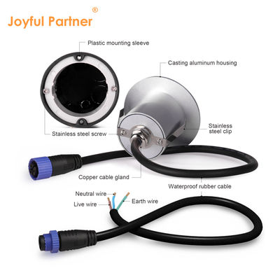 Σκάλα Μίνι LED Spot Lights Αλουμινίου Σωλήνα SMD LED Recessed Step Light με εγκατάσταση