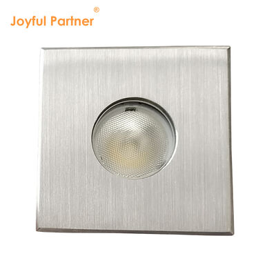 Recessed Underground Light Waterproof 3000K 55*55MM 24V DC IP67  SS316L Square Shape With Frosted Glass