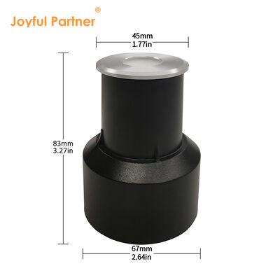 Φωτιστικό LED Υπόγειο IP67 3W Μεγάλη Διάρκεια Ζωής Ανοξείδωτο Ατσάλι Παγωμένο Γυαλί Χωρίς Φακό DC12V 24V