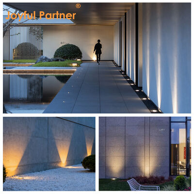 Χαρούμενος Συνεργάτης Γκαράζ Στάπ Φώτα Κήπου Χαμηλή τάση 12 24V 6W CREE COB Θερμό λευκό τετράγωνο