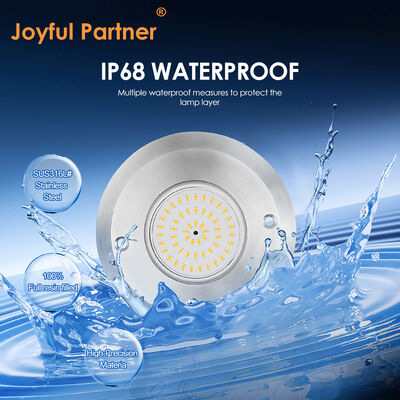 IP68 Υποβρύχιο PAR 56 Φως πισίνας 6W SMD2835 Διάσταση 110*34MM Ultra Thin 10MM