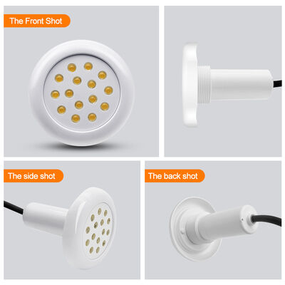 AC12V Φως πισίνας RGB Υποβρύχιο 6W SMD5050 PC Διακόσμηση κατοικίας με 18 πλήκτρα