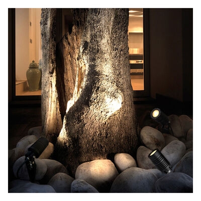 LED Garden Spot Lights IP65 14W COB DC24V LED DIA68MM 2700K Warm White Anti Glare Hood For Garden Lighting