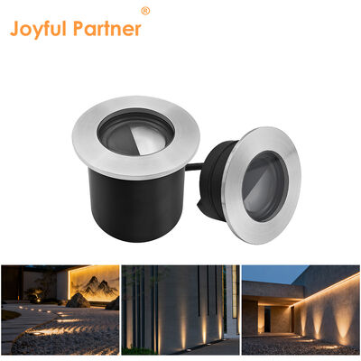 LED εξωτερικό θαμμένο φως 316 ανοξείδωτο χάλυβα μπροστινό κάλυμμα Ανερόστερο IP67 4W Cree LED Διαμέτρου 80MM