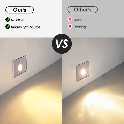 Φως τοίχου LED 3W εξωτερικό λευκό αλουμίνιο IP65 για μονοπάτι & βήματα