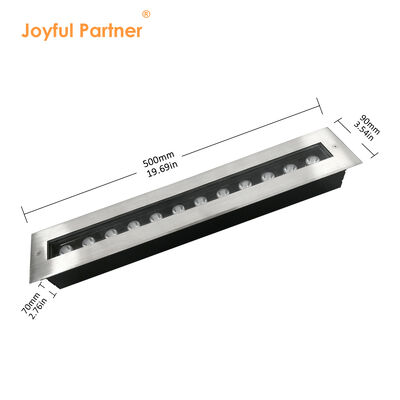 Φωτιστικό Υπογείου LED Μήκος 1000MM IK08 RA85 24W 48W CCT 3000K Για Έργο Φωτισμού Κτιρίων