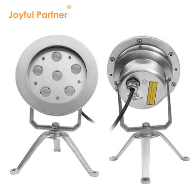 Λυχνία σιντριβανιού LED 6*2W RGB DMX Ανοξείδωτο ατσάλι 316 Σώμα DC12V/24V IP68 Για πισίνες