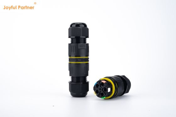 Σύνδεσμος καλωδίου καλωδίου 32A 250VAC IP68 Αδιάβροχος 2οδρομος σύνδεσμος 6-12mm DIA