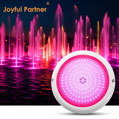 PAR56 LED φωτισμός πισίνας RGB AC12V IP68 ρητίνη γεμάτη ABS + PC υλικό DIA152 * 26mm Γωνία δέσμης 120 μοίρες