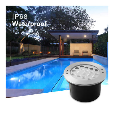 Ενσωματωμένο Υποβρύχιο Φωτιστικό DC24V 18W RGB 316 Ανοξείδωτο Ατσάλι IP68 με Τηλεχειριστήριο και Μετασχηματιστή