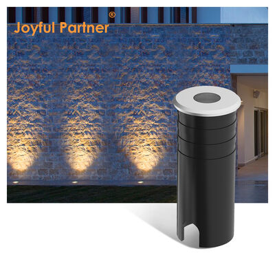 LED Uplight 316 Ατσάλινο κάλυμμα Αλουμινίου Σώμα λαμπτήρα Υπερασμένο γυαλί IP67 1W Θερμό λευκό 3000K