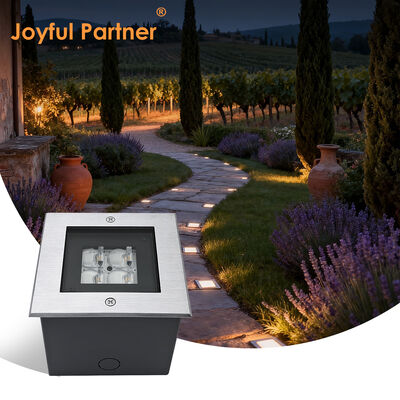 Πλατεία ενδοεδαφικού κατάστρωσης 125 * 125MM ADC12 Σωλήνες αλουμινίου υψηλής διαφάνειας SMD LED με βαθύ σχεδιασμό κατά της λάμψης