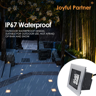 Διάμετρος χάλυβα Inground Up Φως AC100-240V 4 * 2W LED 316 Ατσάλινο Τρίμινγκ με 0.5M ηλεκτρικό καλώδιο
