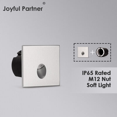Φως τοίχου LED 3W εξωτερικό λευκό αλουμίνιο IP65 για μονοπάτι & βήματα