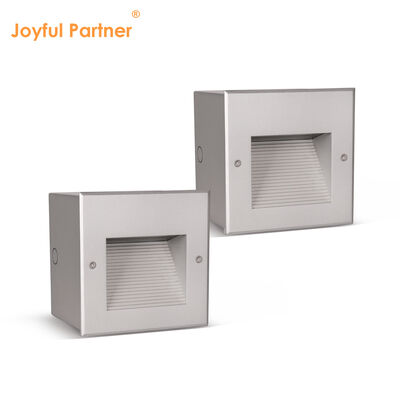 Εντοιχιζόμενο φωτιστικό τοίχου LED 160*160MM Osram SMD2835 Φινίρισμα βαφής πούδρας AC100-240V για Σκάλα