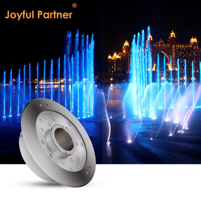Φωτιστικό ακροφυσίου συντριβανιού LED DC12V/24V IP68 RGB DMX DIA250mm Jet Νερού Τοπίου Ρυθμιζόμενο