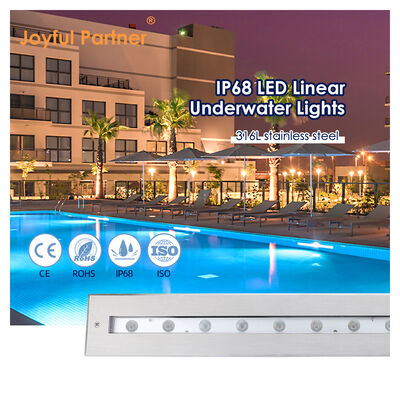 Υποβρύχιο Γραμμικό Φωτιστικό DC12V 12W IP68 Αδιάβροχο Τηλεχειριζόμενο RGB LED για Πισίνα