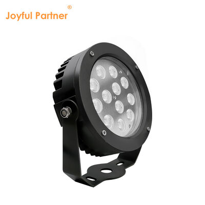 Φωτιστικό κήπου LED 36W με ενσωματωμένο οδηγό DMX512 DC24V RGB3in1 Μαύρο περίβλημα εξωτερικού χώρου με ηλεκτροστατική βαφή Διαμέτρου 160MM